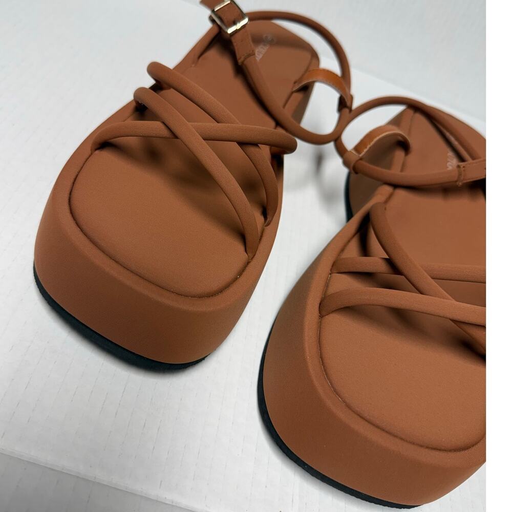 Coutgo Women's Strappy Platform Sandals - Size 9 - New - Picture 3 of 8